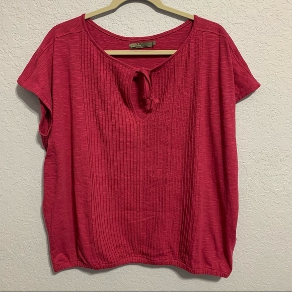 PrAna Ocupas Popover Short Sleeve Top - Picture 1 of 6